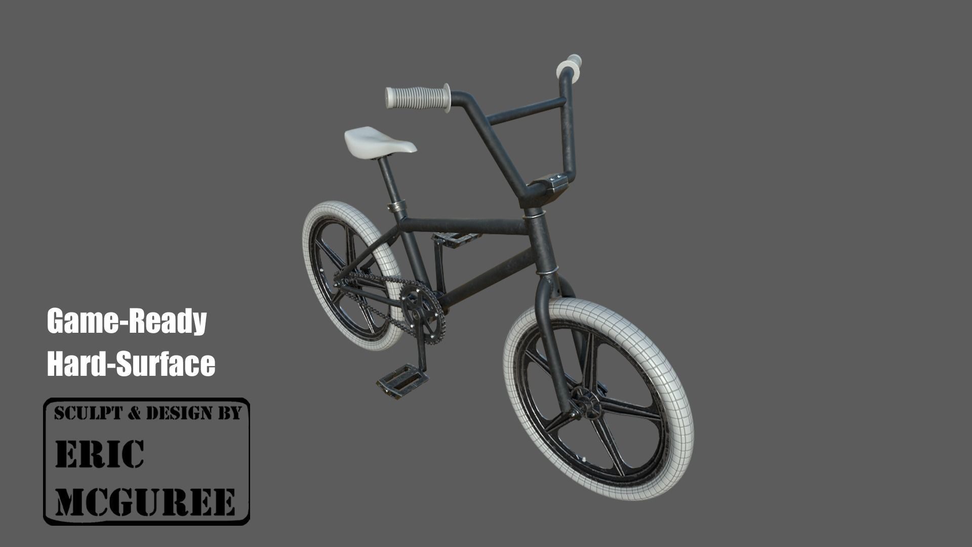 BMX 21 Low-poly 3D model_2