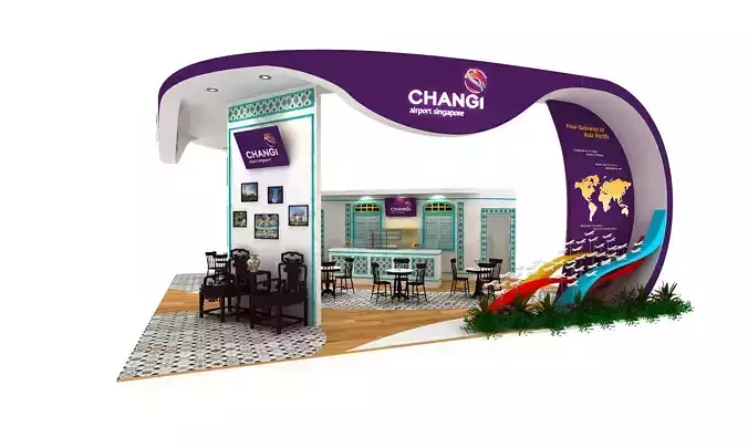 Exhibition booth - 10x10m