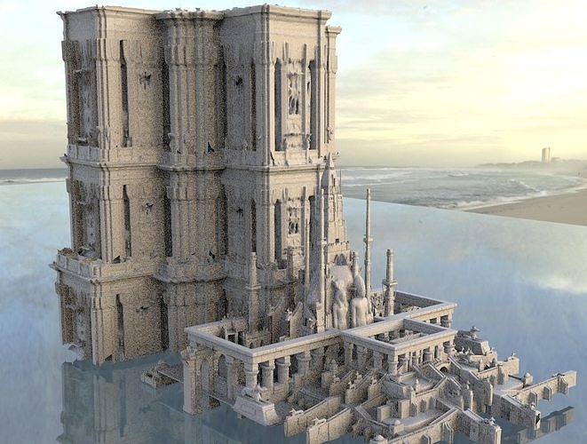 Atlantis Ancient Energy generator City 3D model