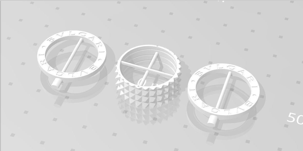 B zero rock ring 3D print model_5