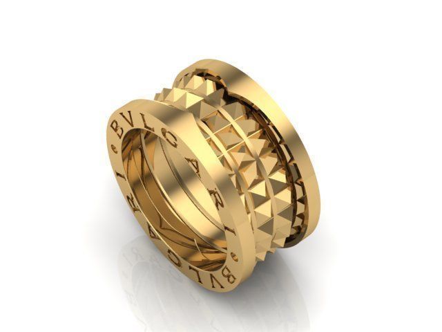 B zero rock ring 3D print model_2