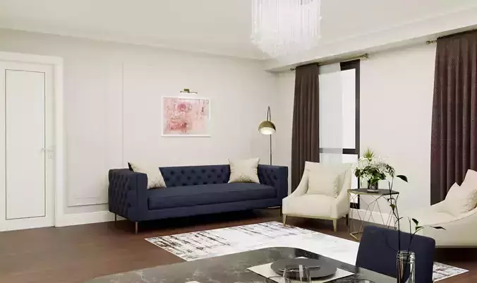 Living Room Realistic