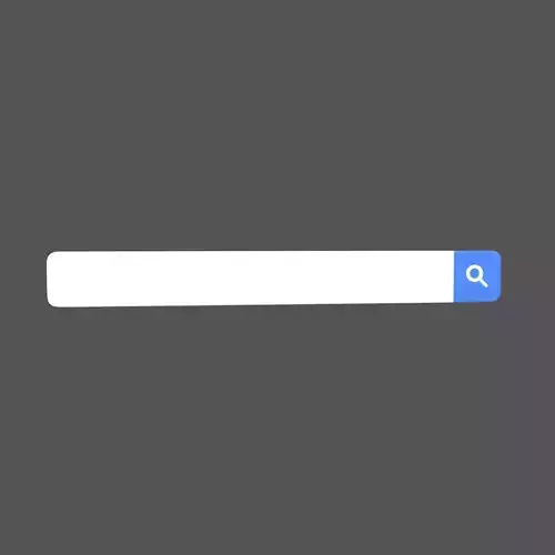 Search Bar v1 001 Low-poly 3D model