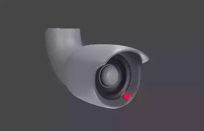 CCTV Camera Low Poly