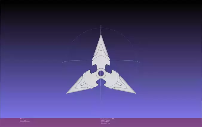 Overwatch Genji Shuriken 3D print model