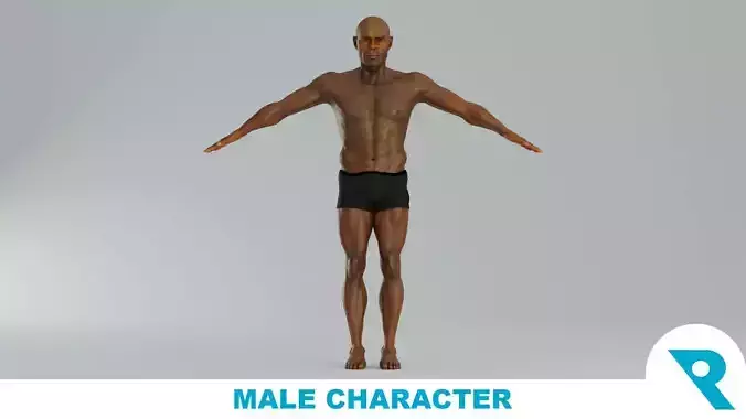 Realistic Male Character - Dillon