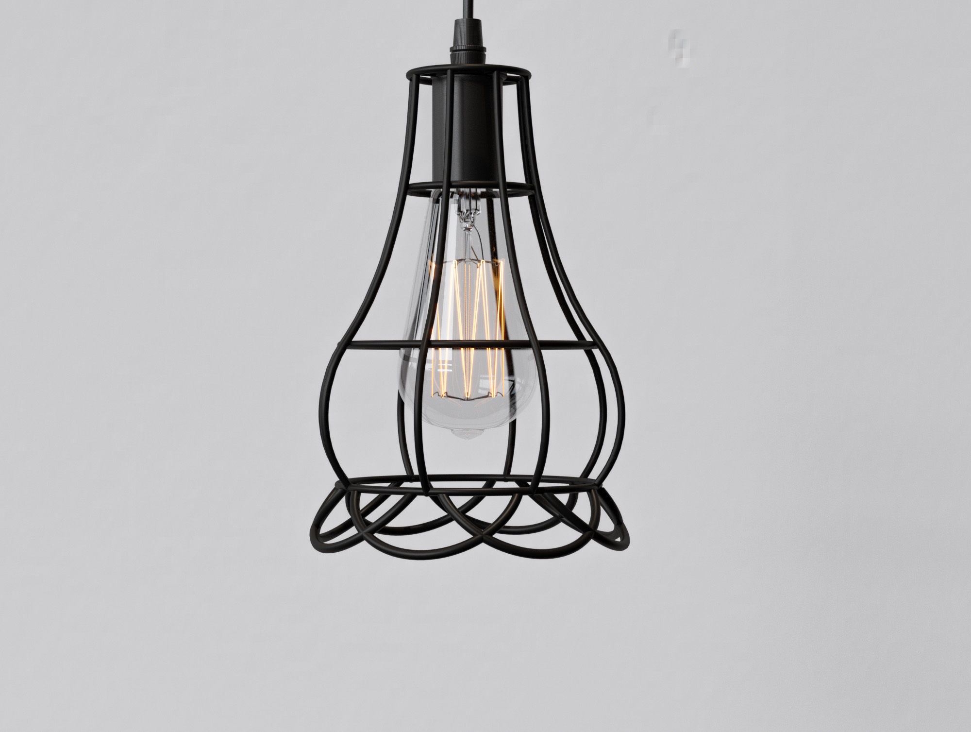 Pendant Bulb 3D model_4