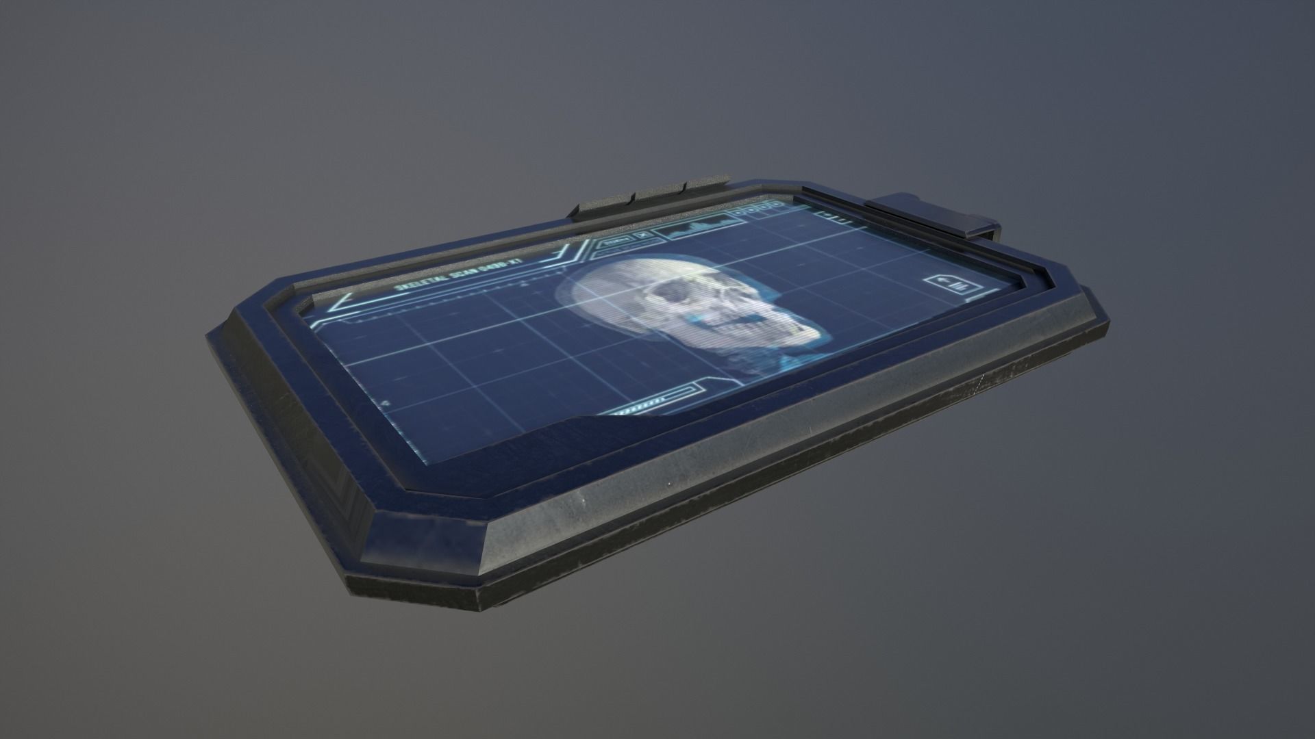 3D Sci Fi Tablet Low-poly 3D model_6