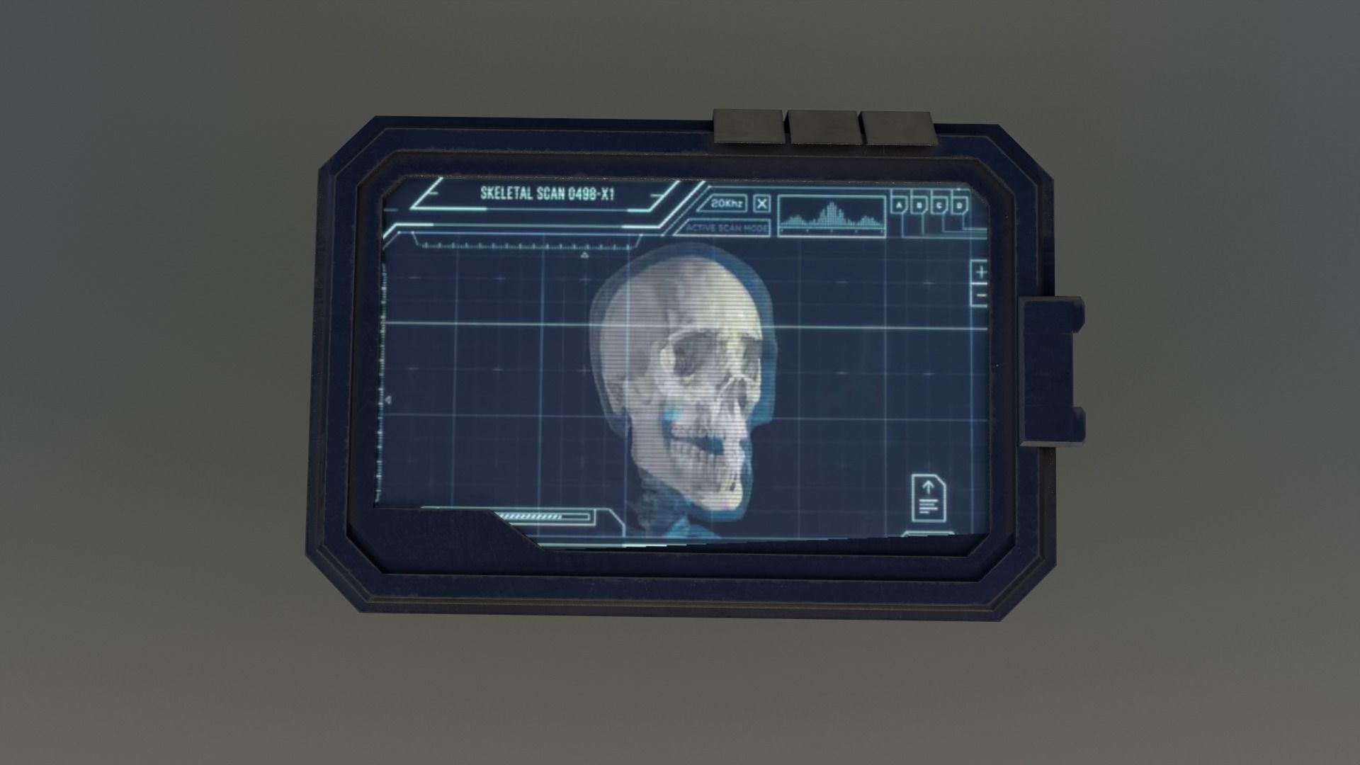 3D Sci Fi Tablet Low-poly 3D model_5