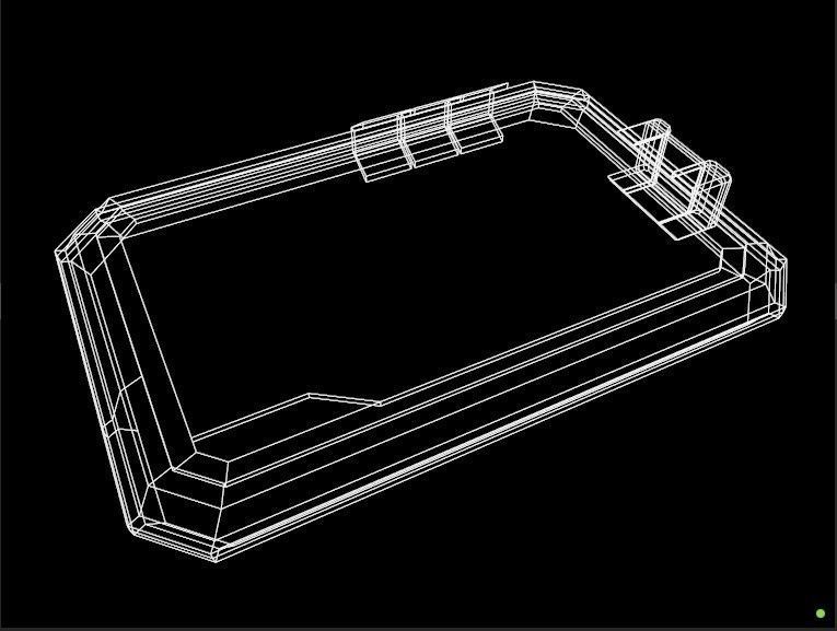 3D Sci Fi Tablet Low-poly 3D model_7