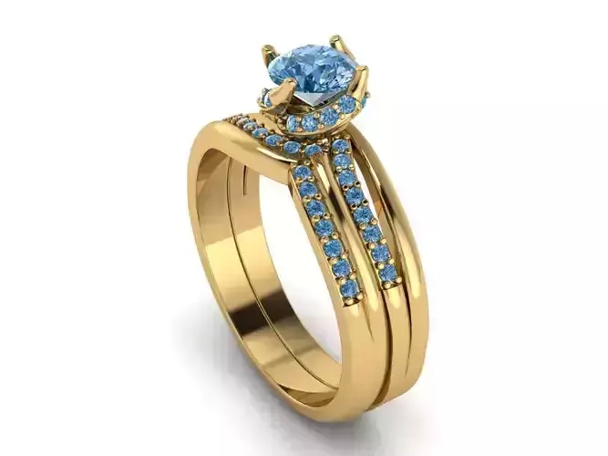 Round stone ring  426