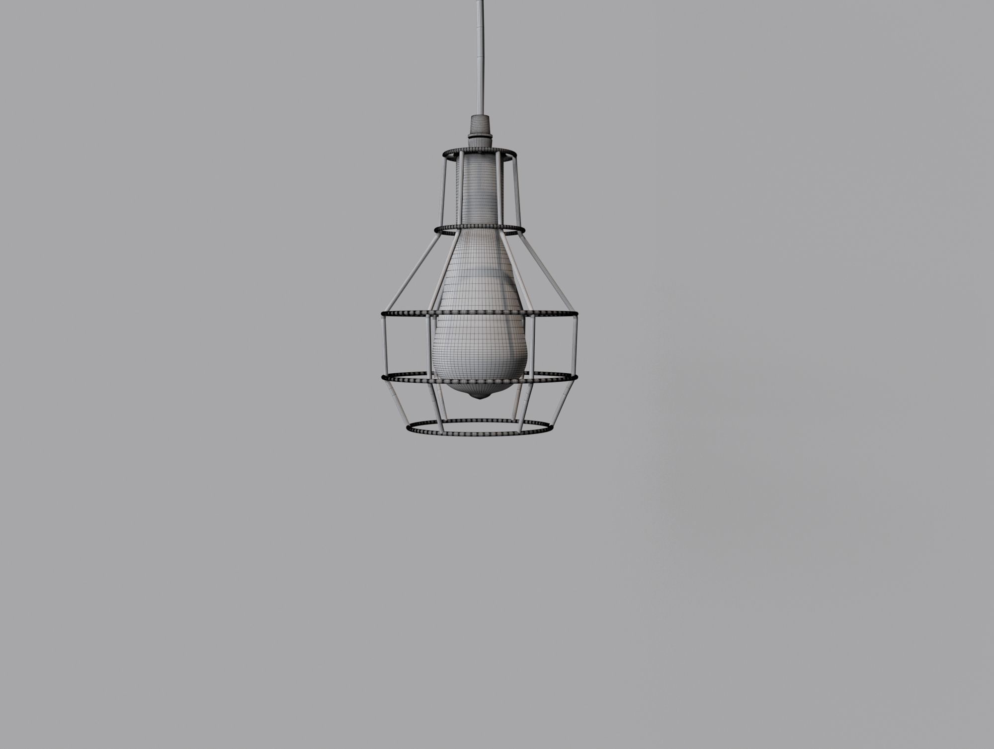 Light bulb pendant 3D model_9