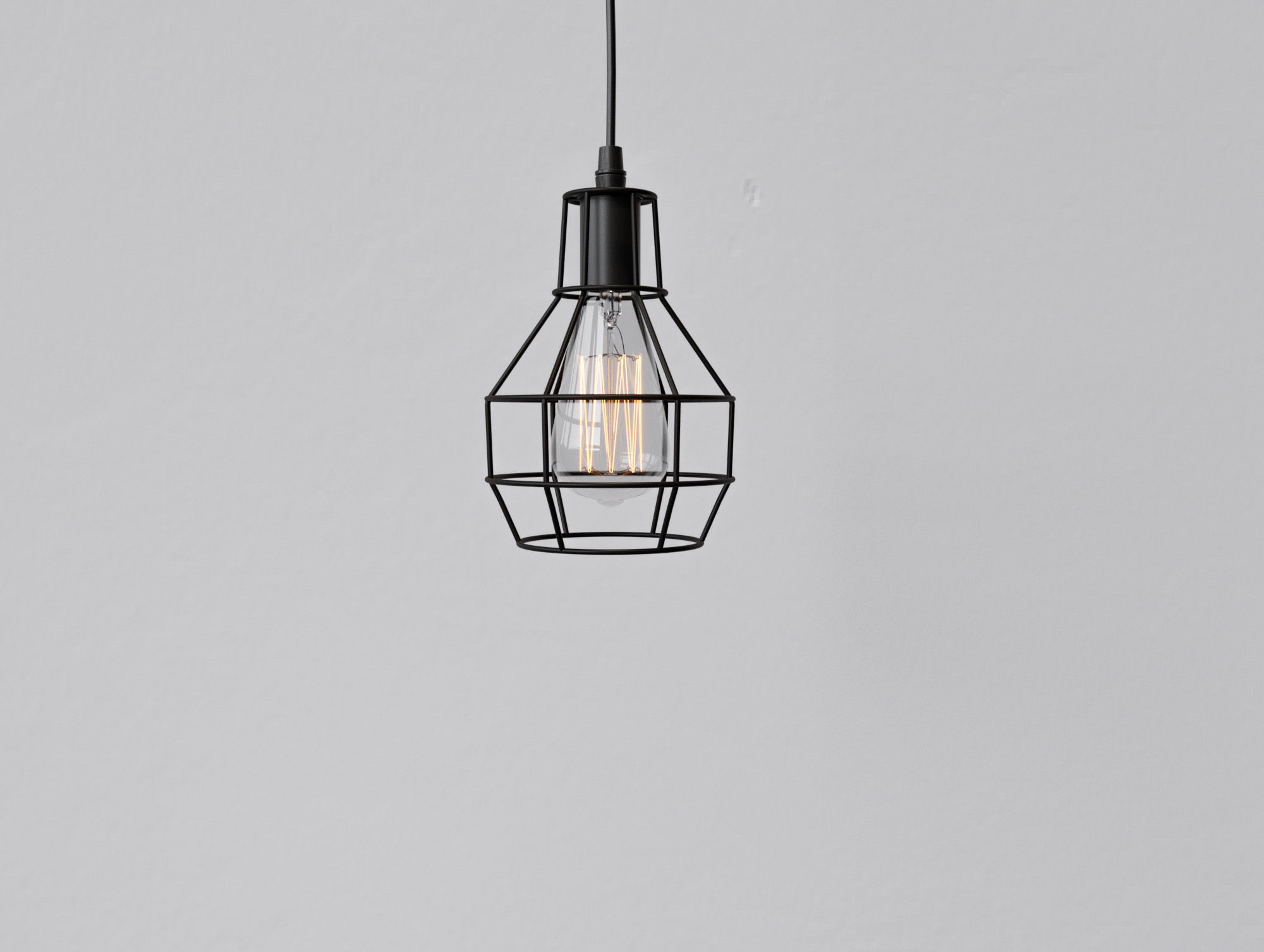 Light bulb pendant 3D model_3