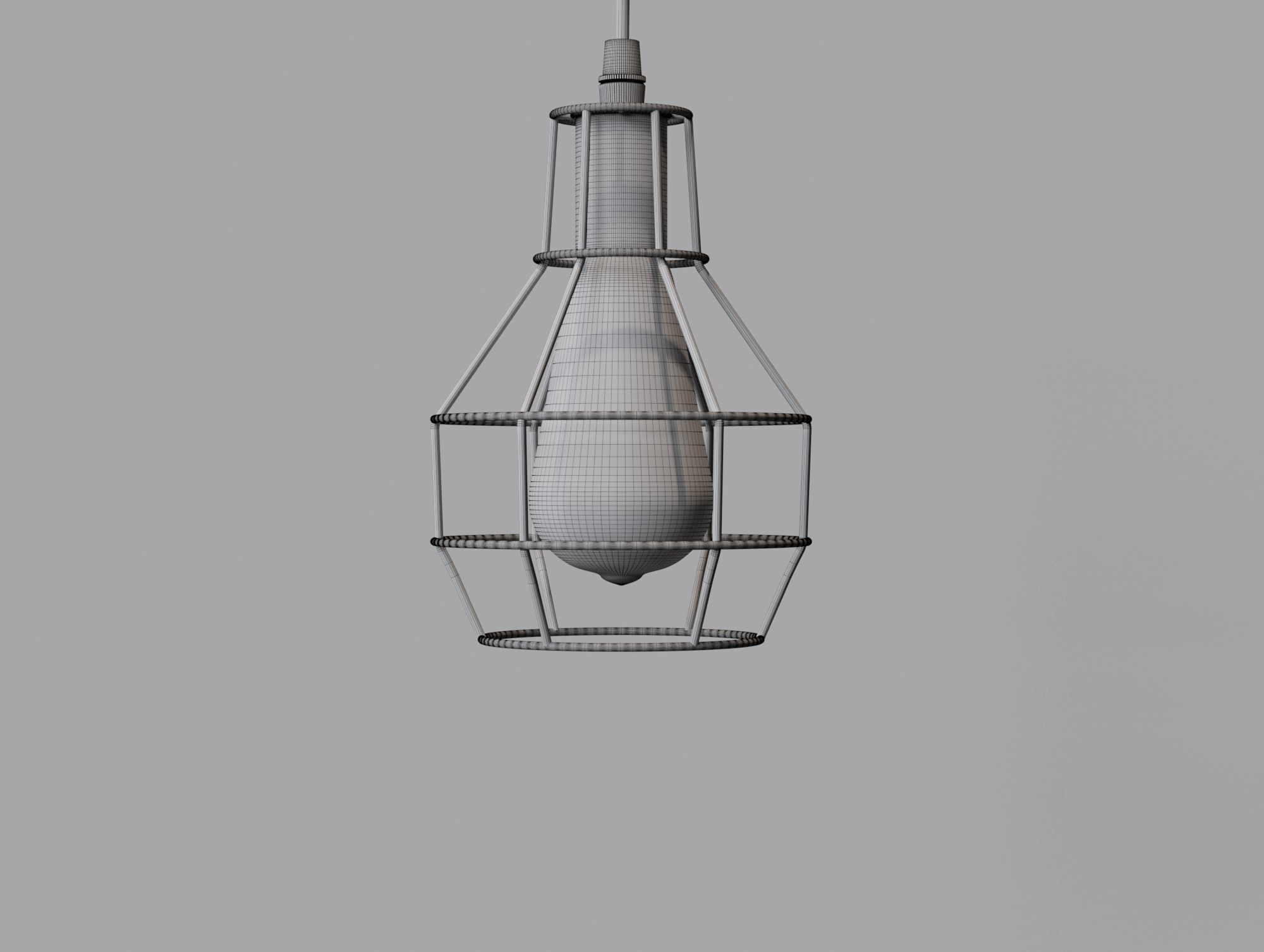 Light bulb pendant 3D model_10
