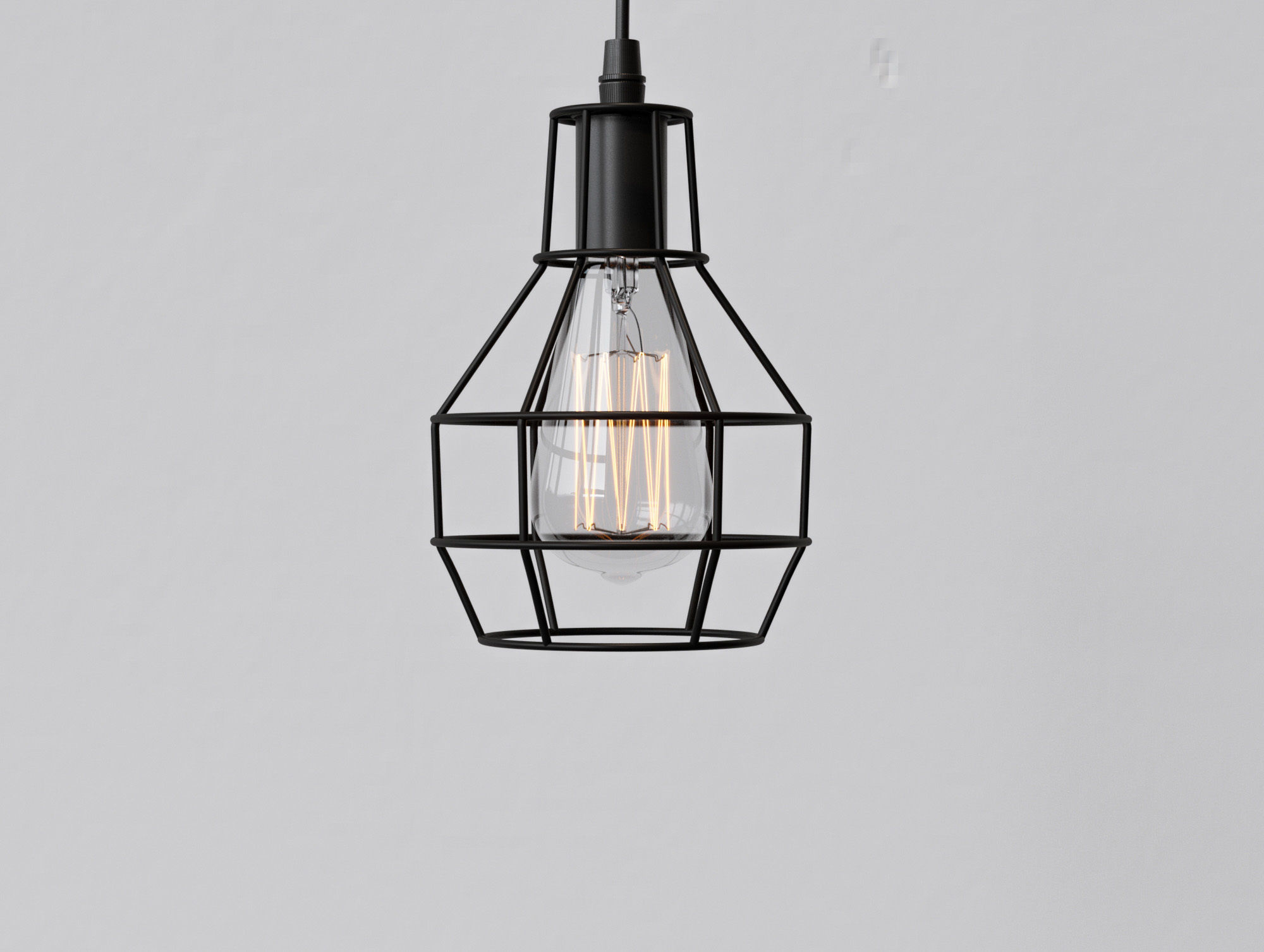 Light bulb pendant 3D model_4