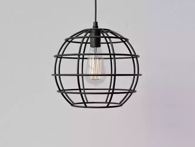 Cage Pendant Light 08