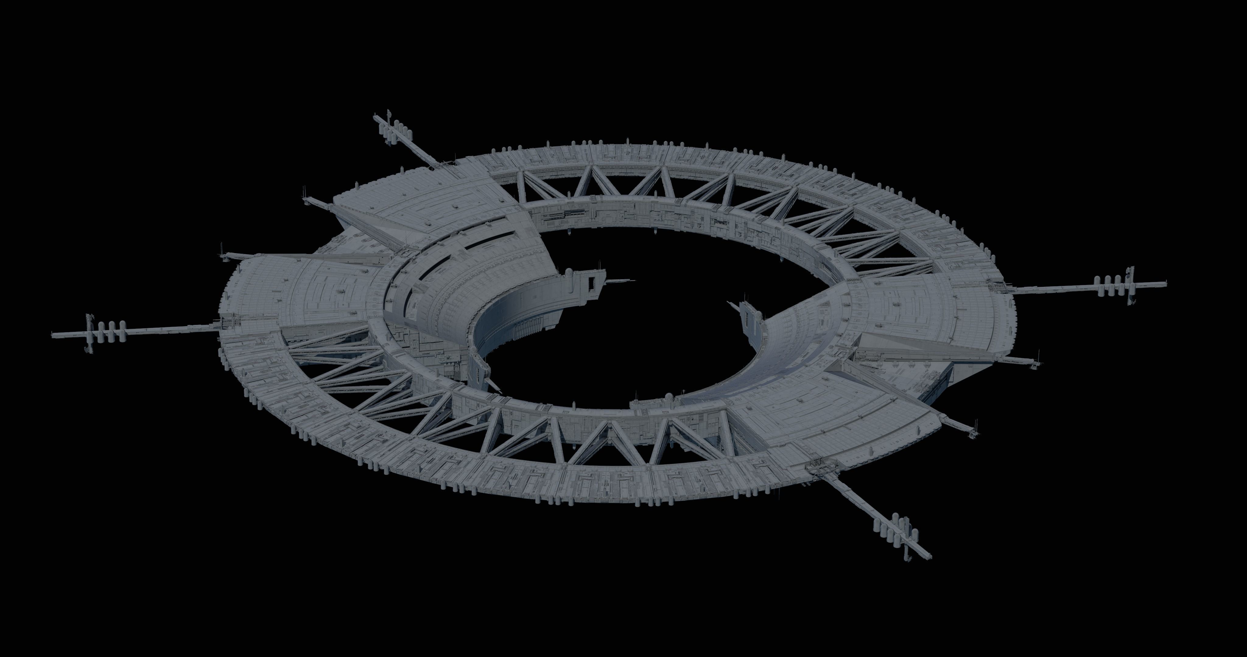 SHIELD GATE BASE 3D model_4