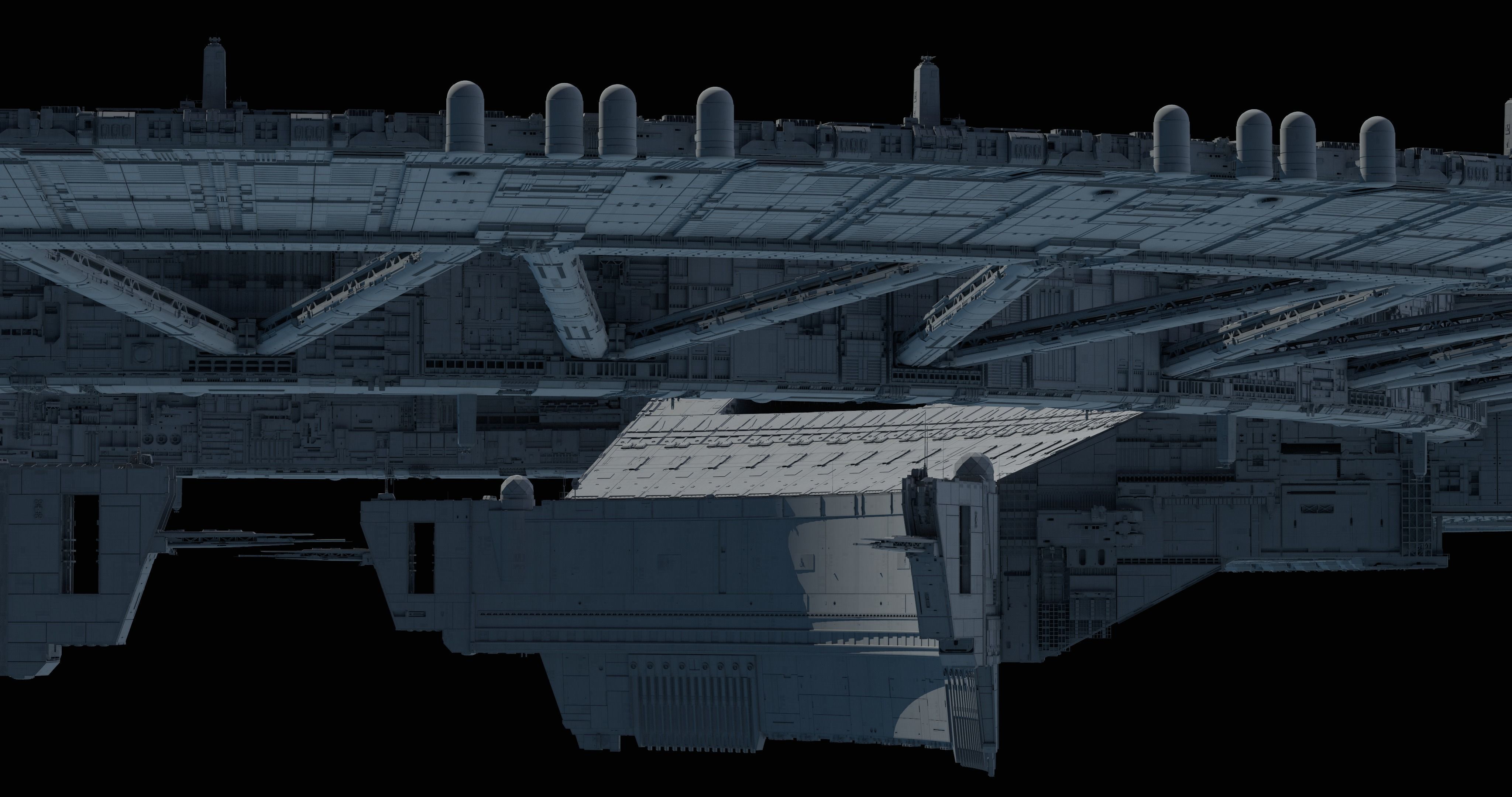 SHIELD GATE BASE 3D model_9