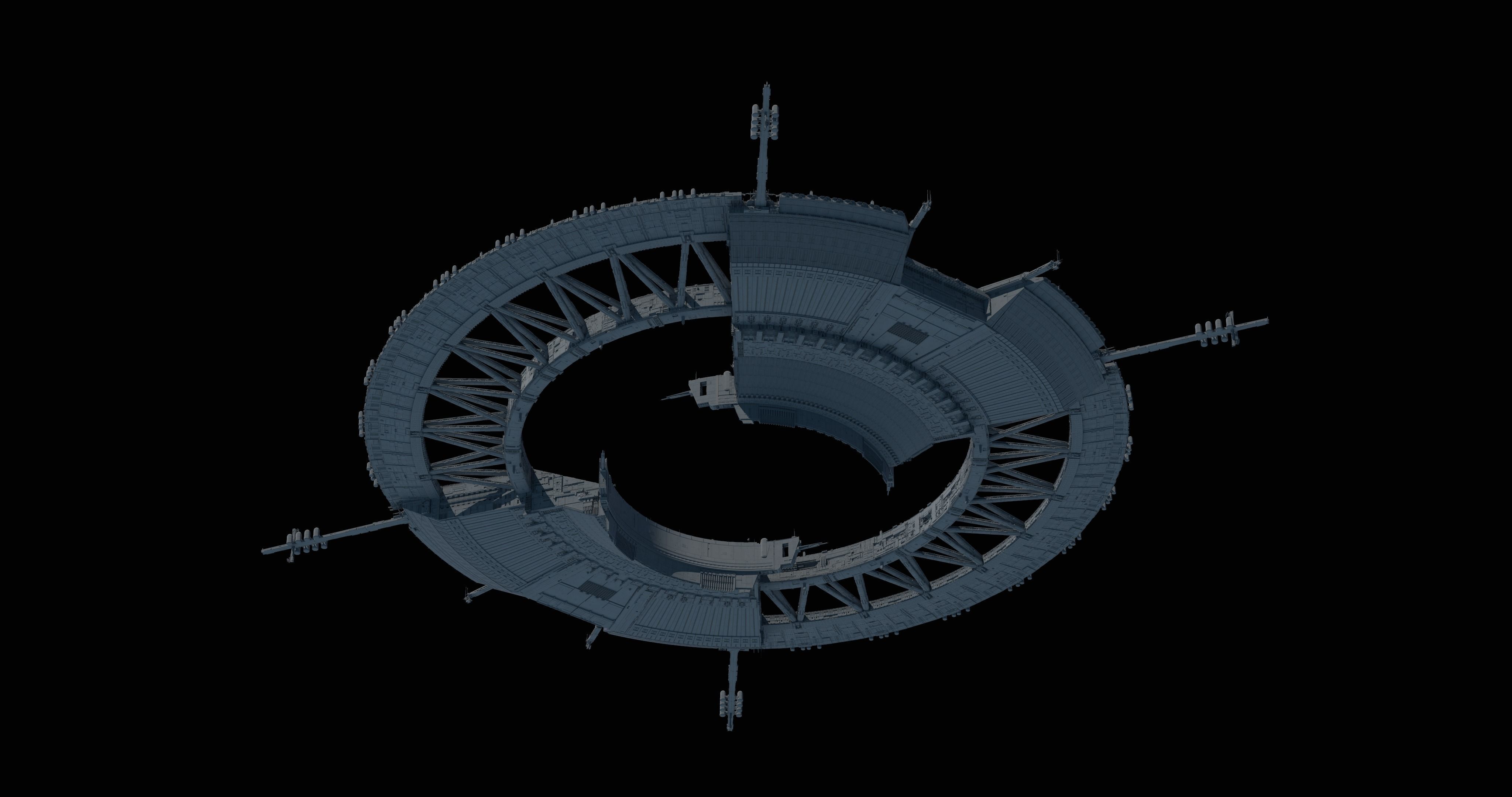 SHIELD GATE BASE 3D model_5