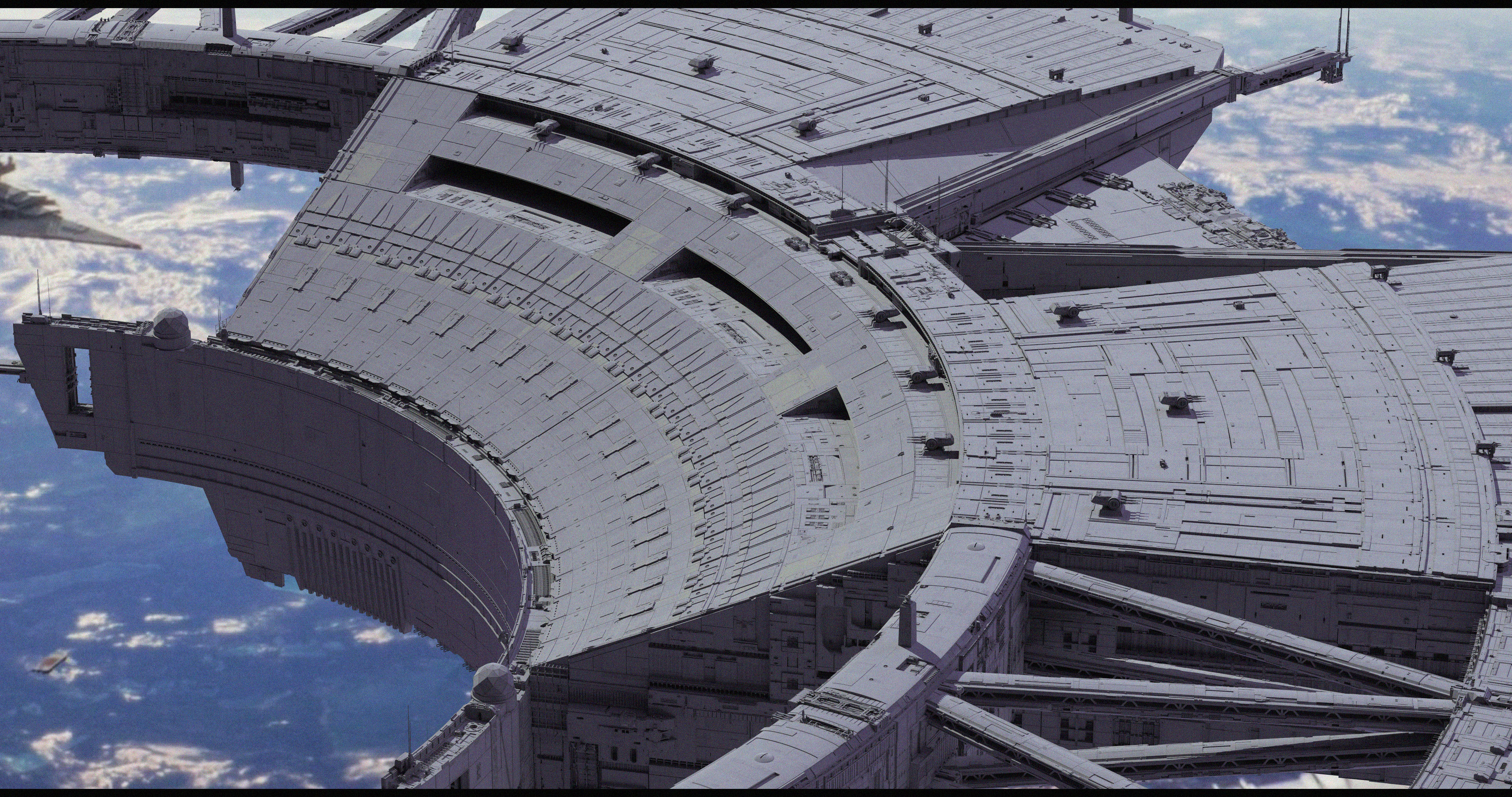 SHIELD GATE BASE 3D model_0