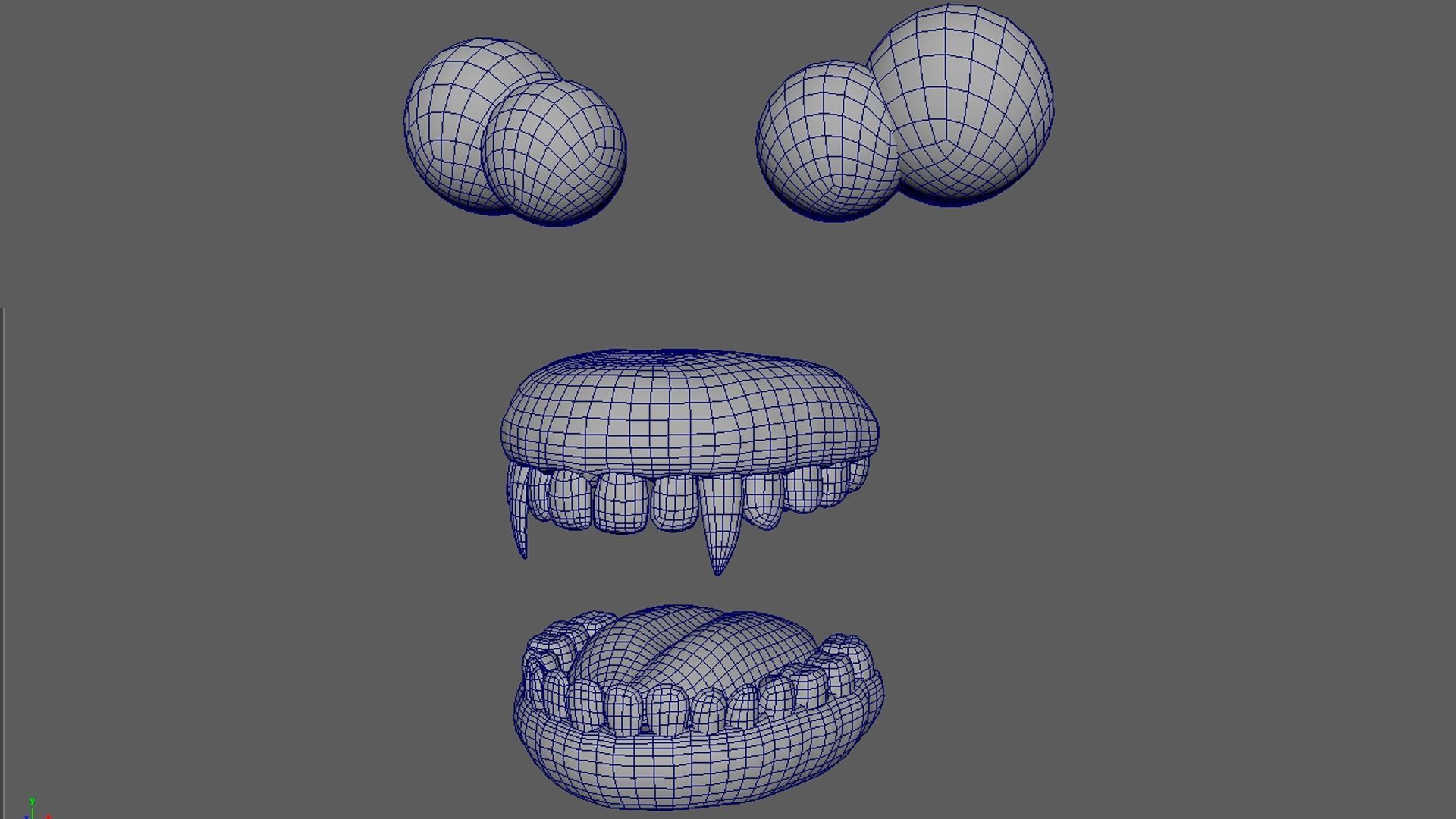 Satir male goat with horns Low-poly 3D model_14