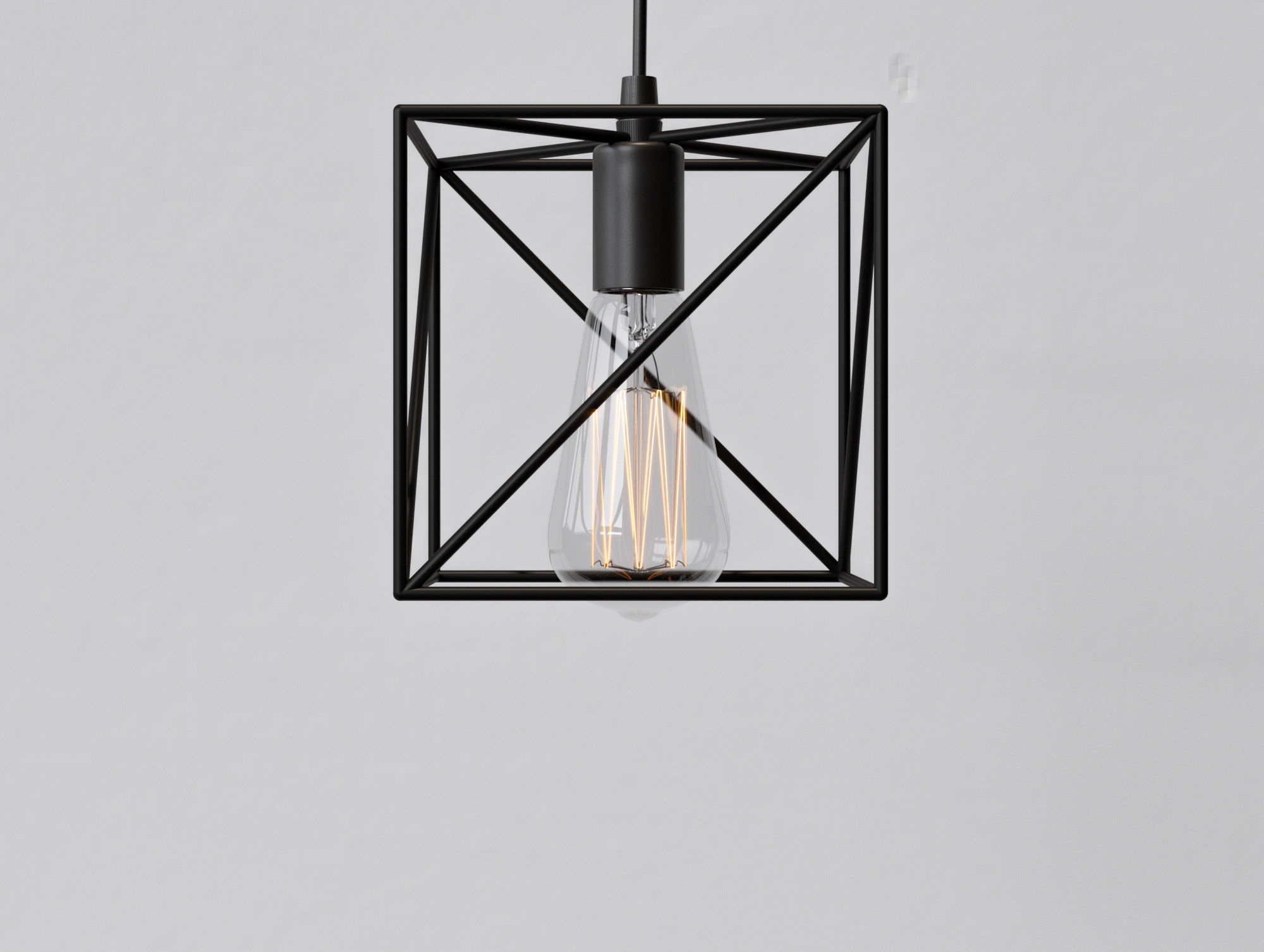 Light Bulb Cage 09 3D model_3