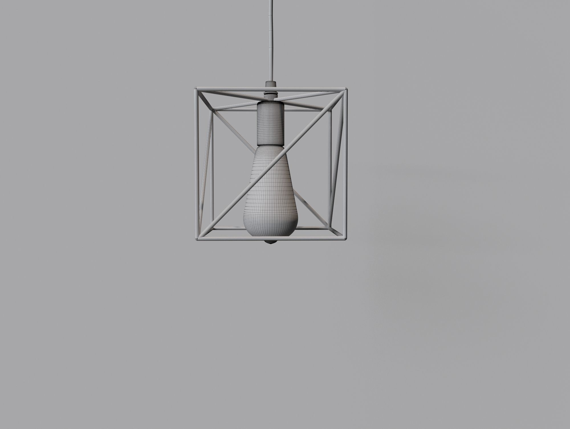 Light Bulb Cage 09 3D model_8