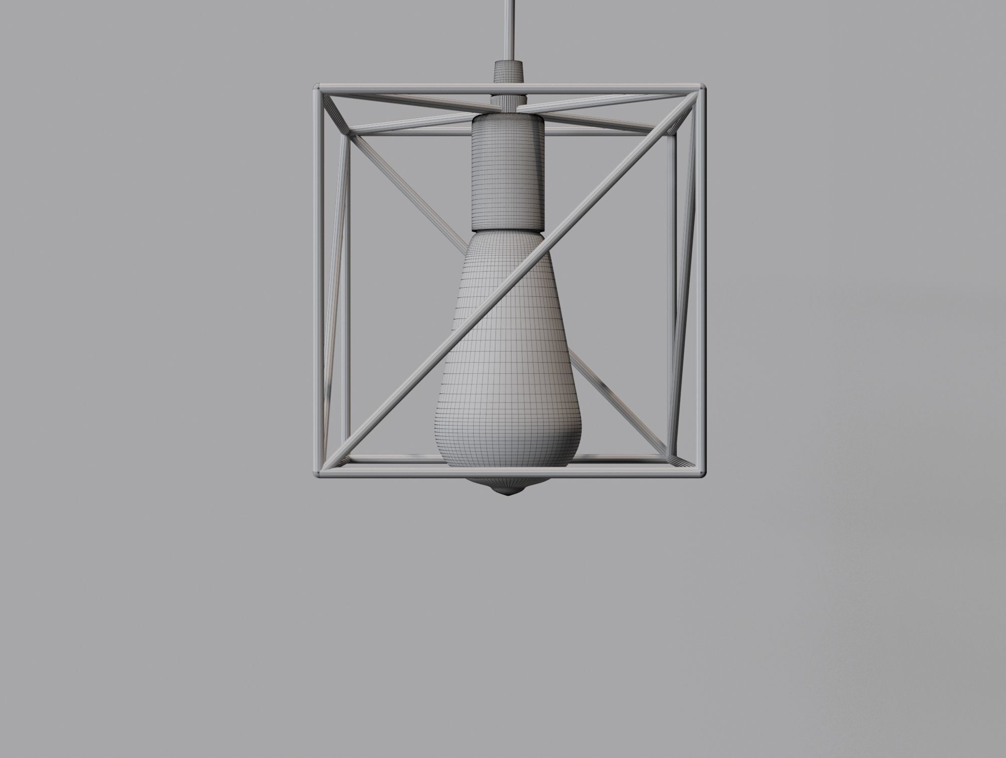 Light Bulb Cage 09 3D model_9