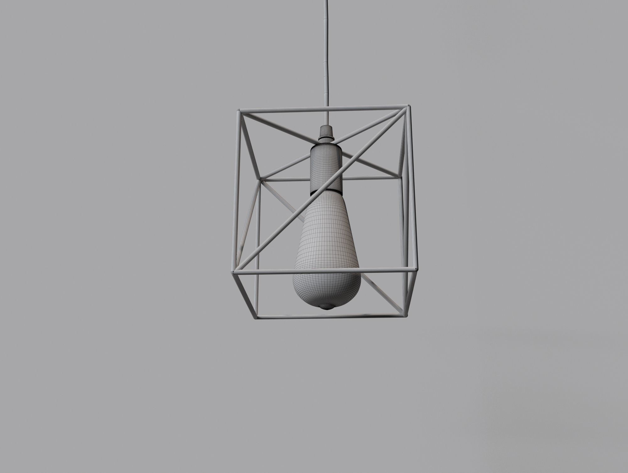 Light Bulb Cage 09 3D model_7