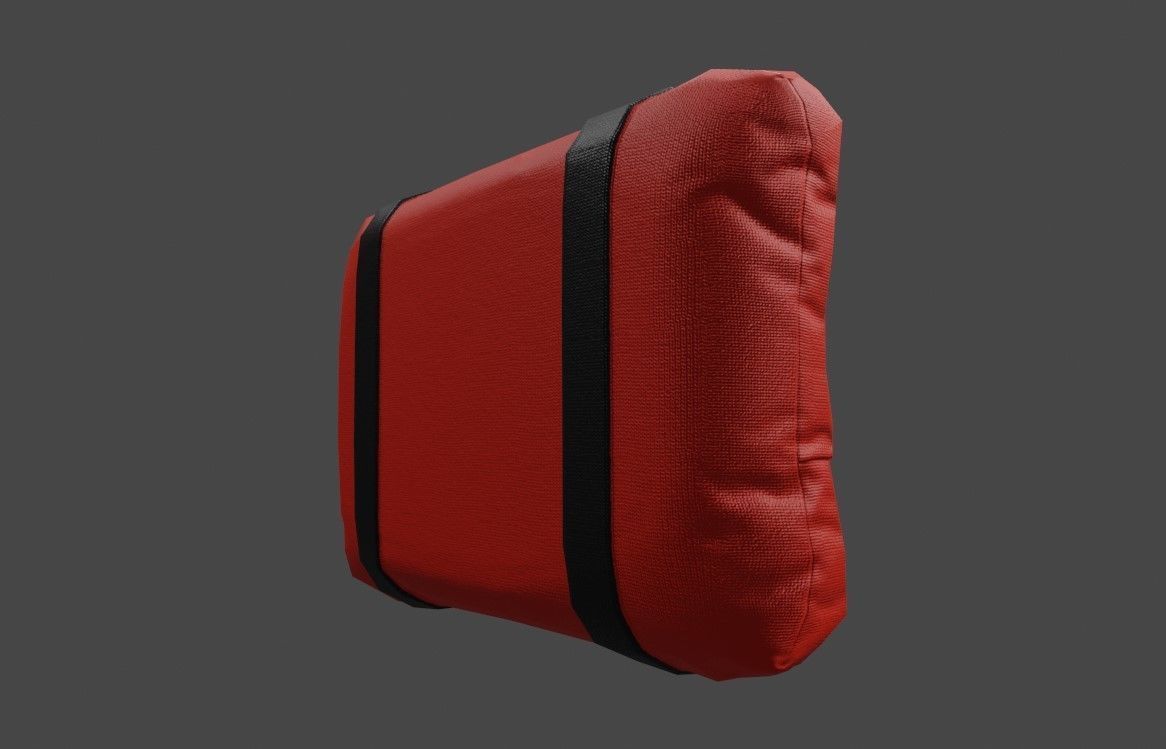 Medkit - Medical kit - First aid Low-poly 3D model_7