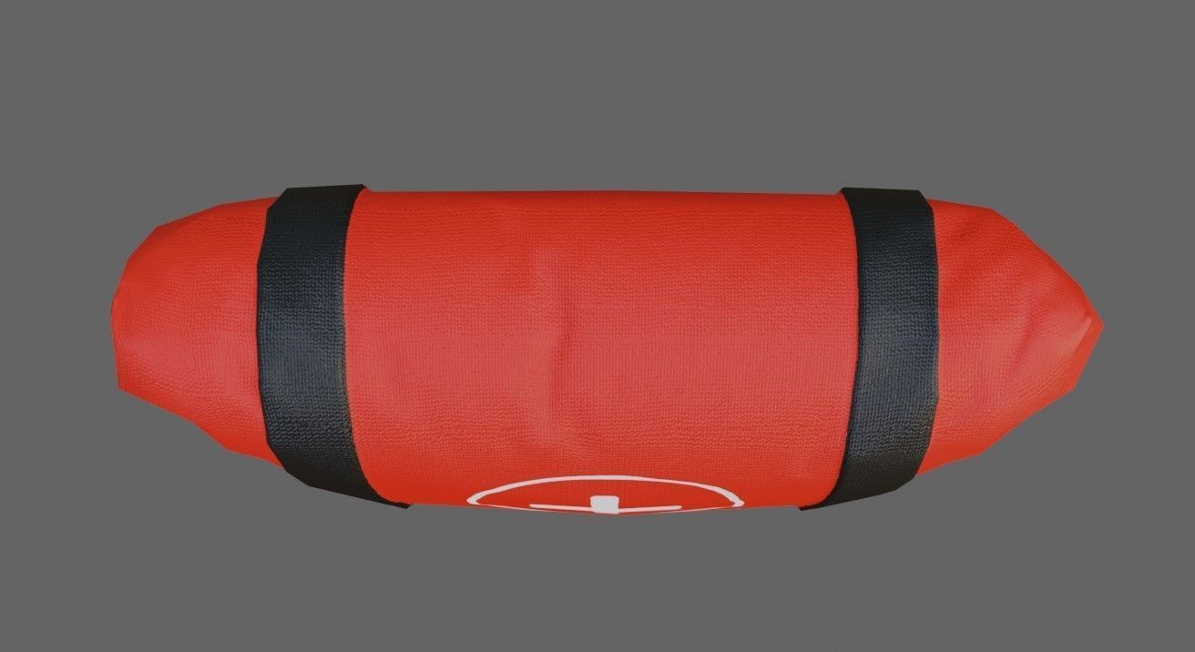 Medkit - Medical kit - First aid Low-poly 3D model_12