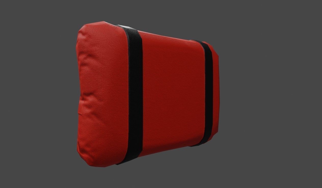 Medkit - Medical kit - First aid Low-poly 3D model_5