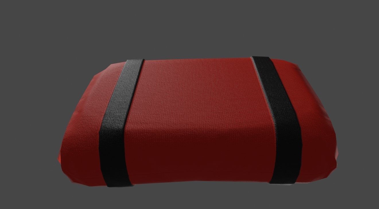 Medkit - Medical kit - First aid Low-poly 3D model_6