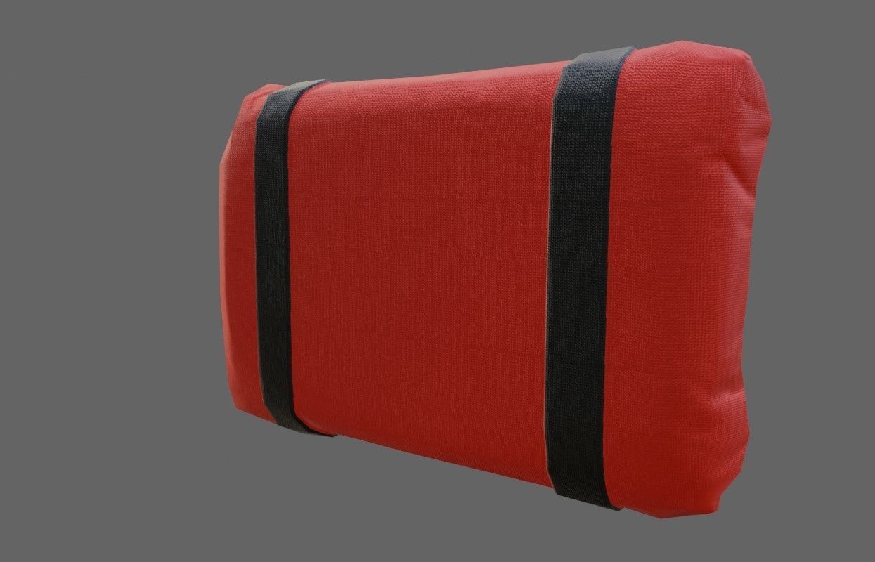 Medkit - Medical kit - First aid Low-poly 3D model_11