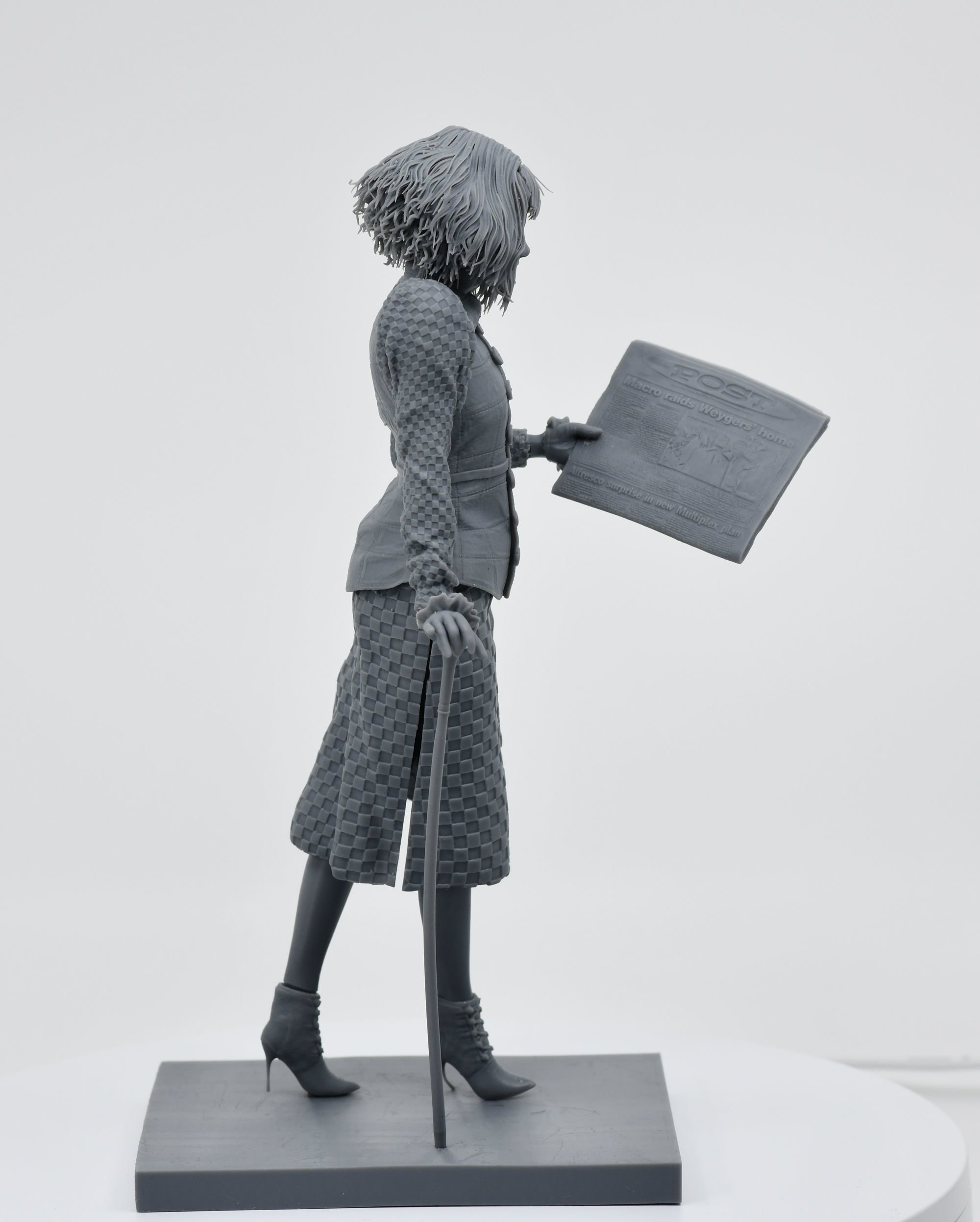 Cruella Emma Stone 101 dalmatian 3D print model_1