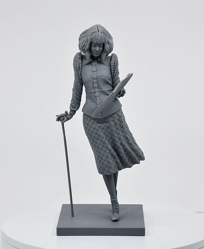Cruella Emma Stone 101 dalmatian 3D print model