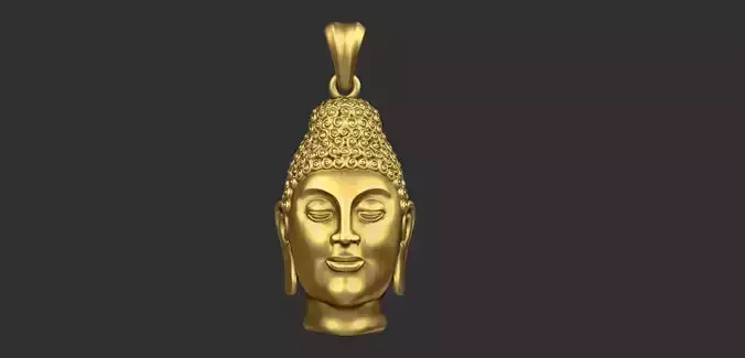Buddha pendant 3d model