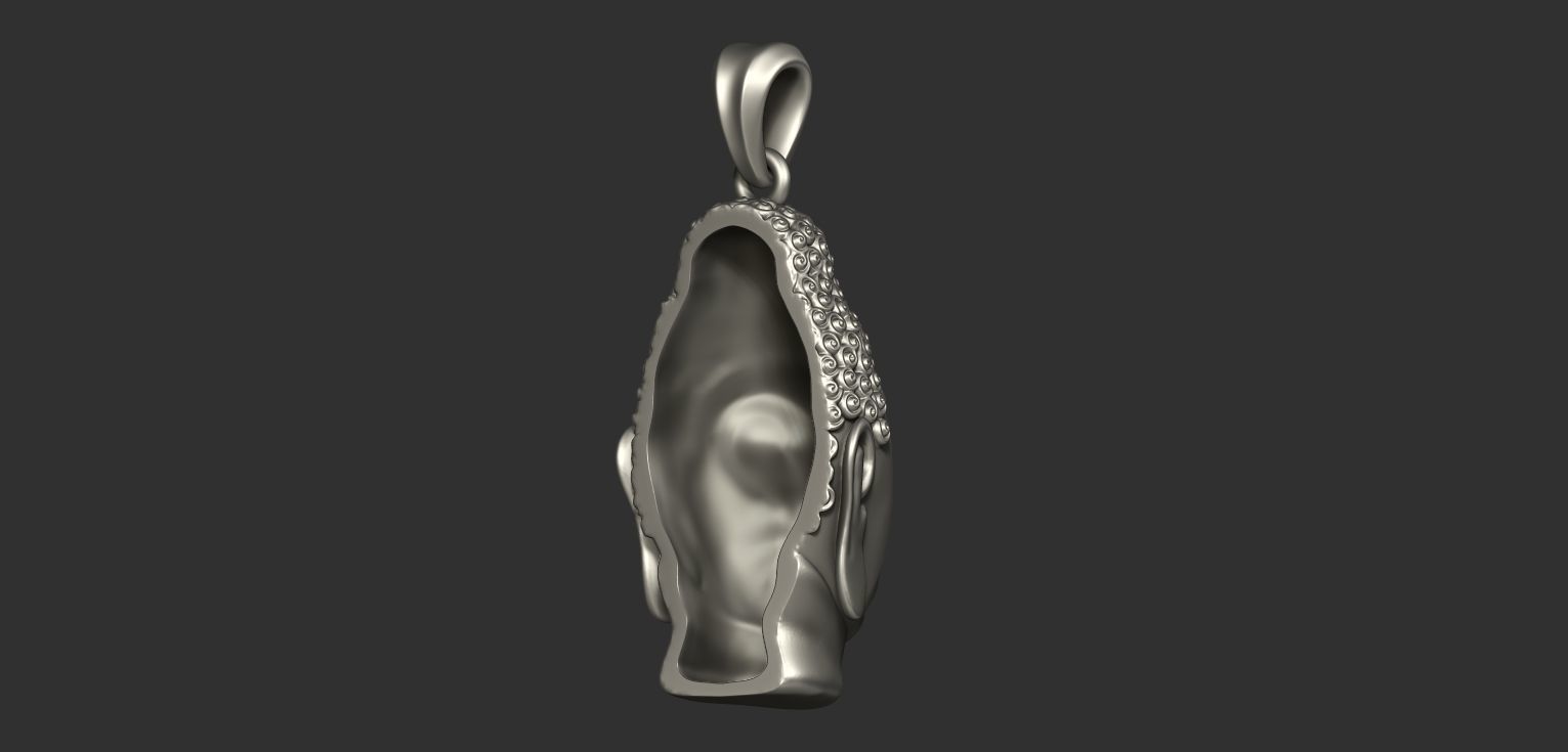 Buddha pendant 3d model 3D model_6