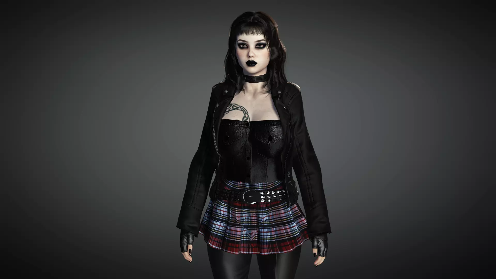 AAA Realistic Female Character 23 Low-poly 3D model_0