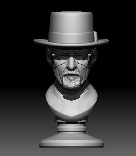 WALTER breaking bad bust 3D print model