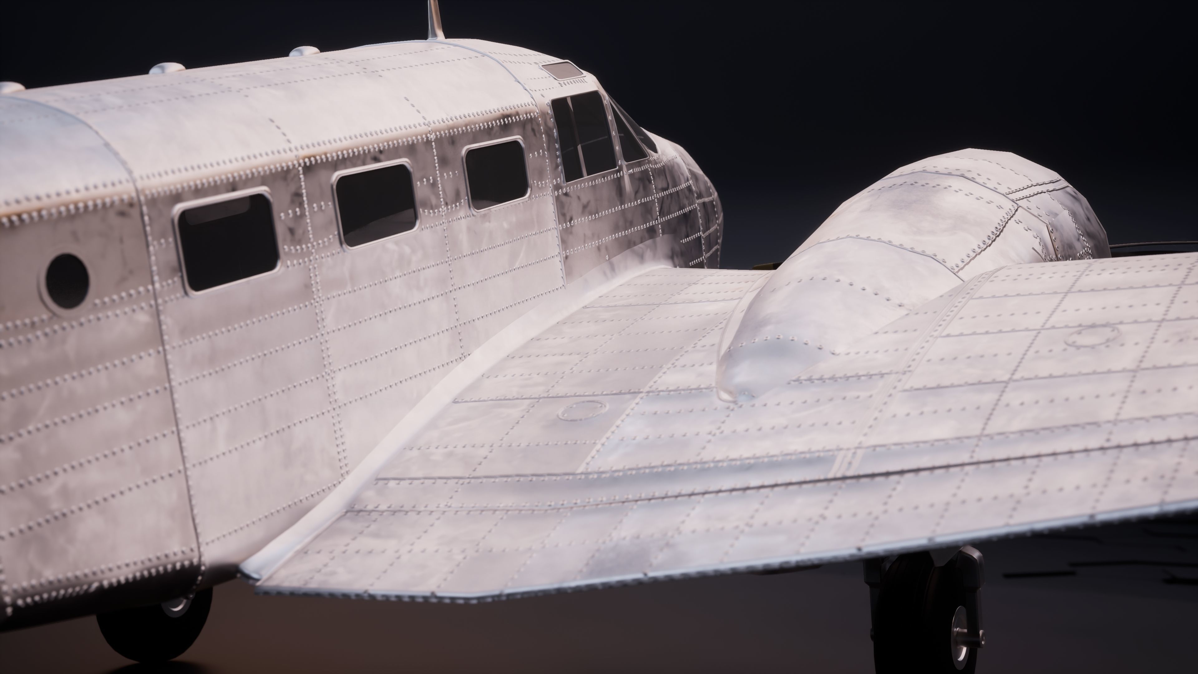 Beechcraft Model 18 3D model_6