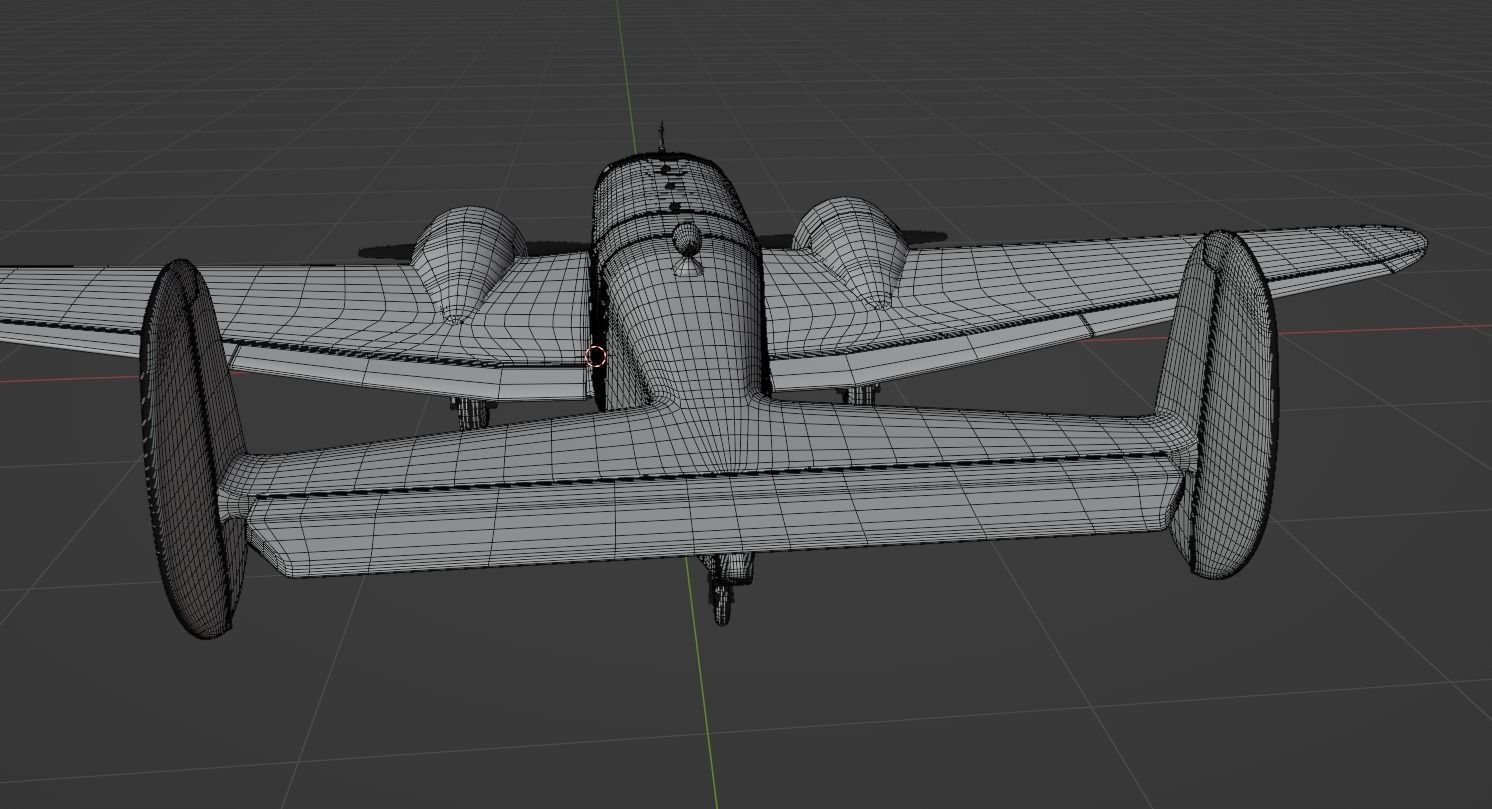 Beechcraft Model 18 3D model_13