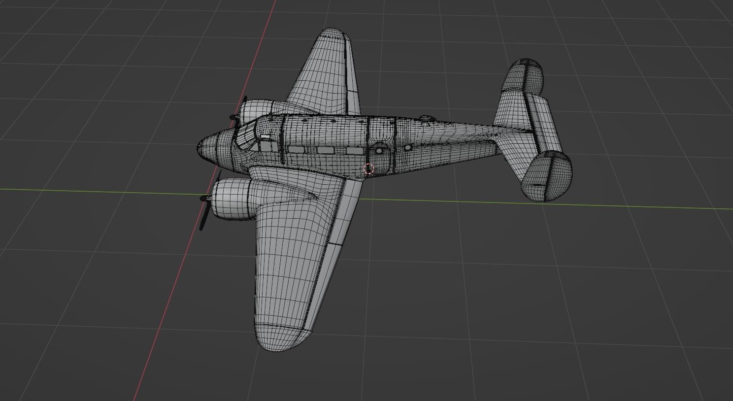 Beechcraft Model 18 3D model_9