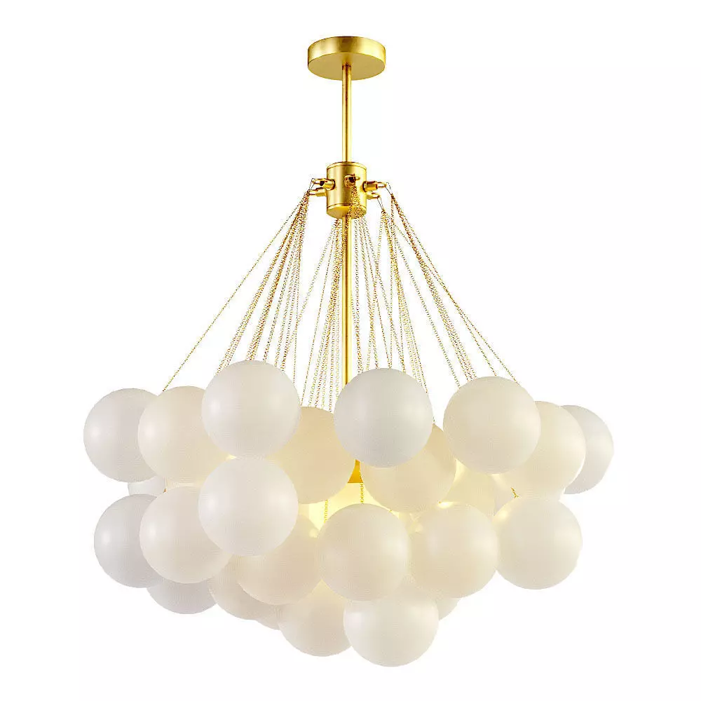 Aliexpress bubbles cloud chandelier 3D model