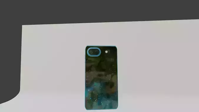 Phone 3D Model galaxy case 3D model