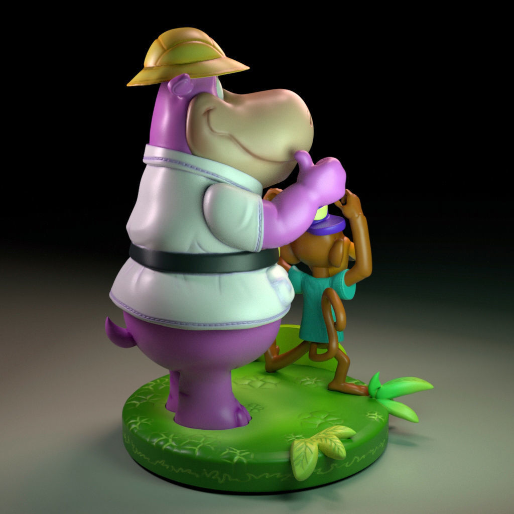 Peter Potamus and So-so 3D print model_5