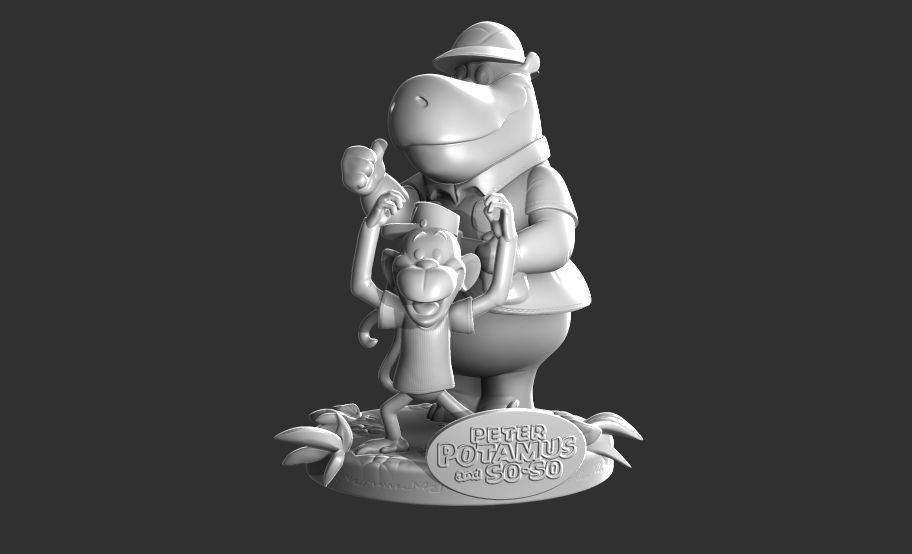 Peter Potamus and So-so 3D print model_20
