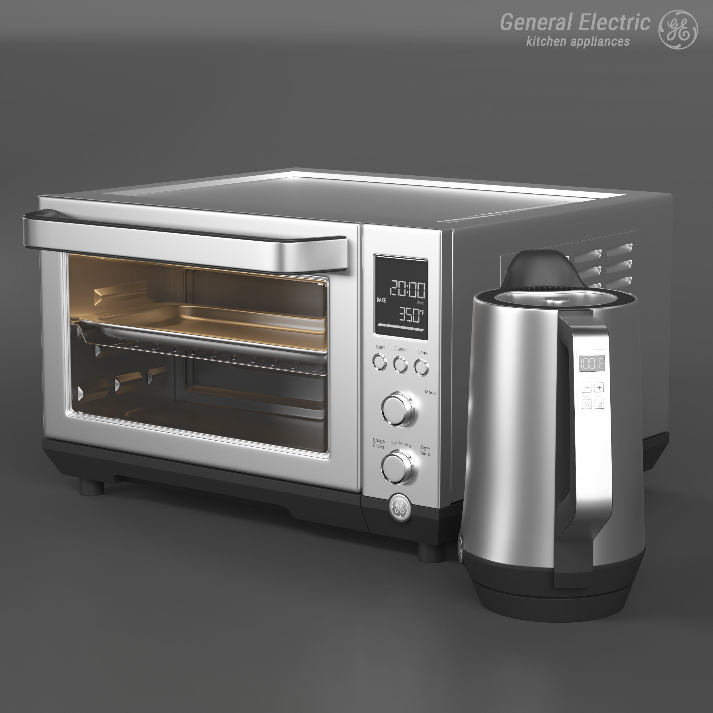 General Electric Kitchen AppliancesSet01 3D model CGTrader
