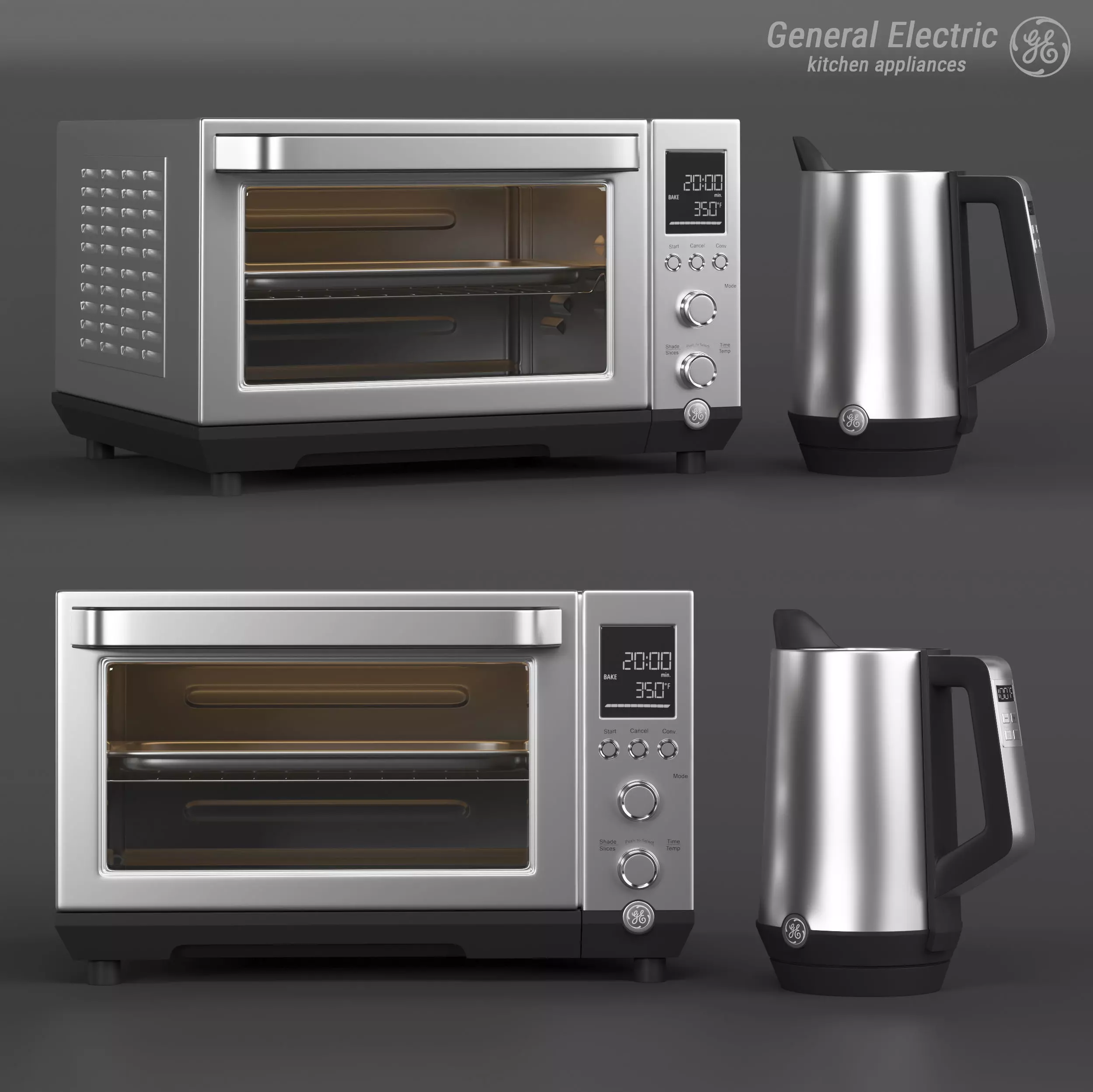 General Electric Kitchen Appliances-Set01 3D model