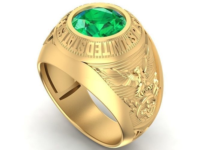 united states army special forces ring 2626 3D print model